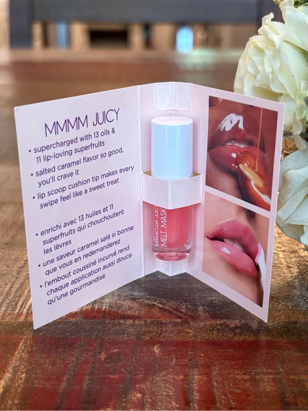 New TARTE Maracuja MELT MASK, LIP PLUMP x 2 & LIP BALM Carded LIP MINIS 4 Pieces